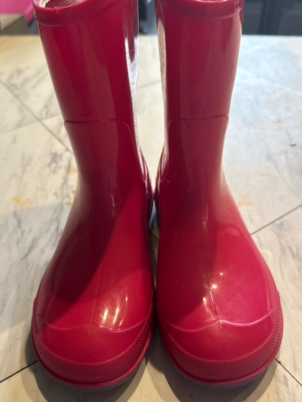 Girls size 11-12 Pink Rain Boots